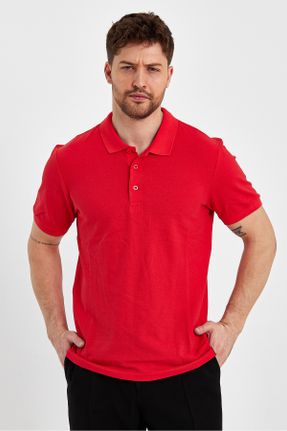 تی شرت قرمز مردانه رگولار کد 741371797