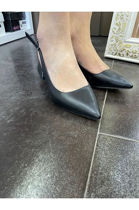 کفش کلاسیک مشکی زنانه چرم مصنوعی پاشنه متوسط ( 5 - 9 cm ) پاشنه ضخیم کد 803538521