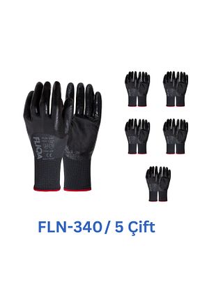 دستکش کار مشکی FLIQA - کد 802574258