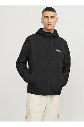 کاپشن مشکی مردانه پارچه Jack & Jones - کد 803580475