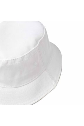 کلاه سفید زنانه پنبه (نخی) کد 105581464
