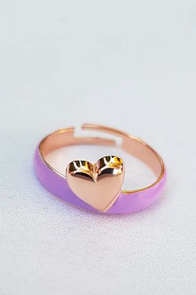 انگشتر نقره بنفش زنانه زیرکن MorMajor Silver - کد 105783603