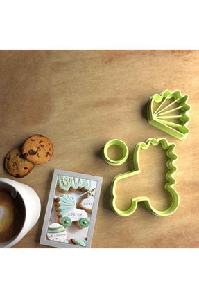 قالب کیک و فر سبز پلاستیک CookieKonsept - کد 105835066