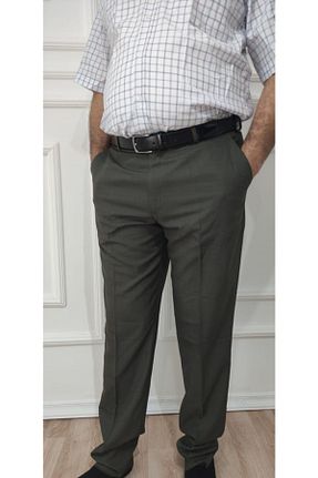 شلوار سایز بزرگ خاکی مردانه بافتنی nacar çarşı - کد 117531450