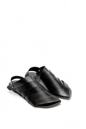 صندل مشکی زنانه پاشنه نازک DaphneSandals - کد 106793496