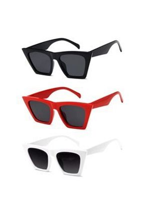 عینک آفتابی مشکی زنانه UV400 MOBGİFT - کد 107225997