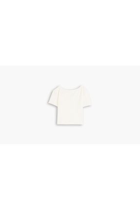 تی شرت سفید زنانه رگولار کد 745870142