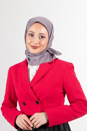 روسری طوسی پلی استر HAREM SCARF - کد 728713764