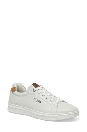 کفش کژوال سفید مردانه چرم مصنوعی پاشنه کوتاه ( 4 - 1 cm ) پاشنه ساده کد 796436351