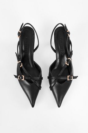 کفش استایلیتو مشکی پاشنه تخت Shoeberry - کد 803123612