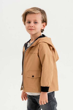 بادگیر و بارانی بژ بچه گانه پلی استر Gold Class Kidswear - کد 742237815
