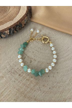 دستبند جواهر سفید زنانه سنگ طبیعی Trend Jewellery - کد 162971515