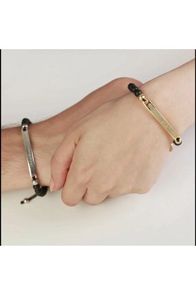 دستبند جواهر طلائی زنانه فلزی Gümüşistan - کد 803430191