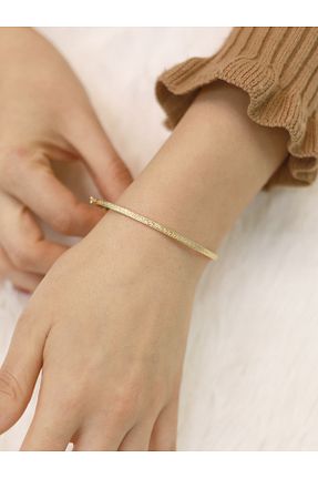 دستبند طلا زرد زنانه 14 عیار ZEYNEPLİ GOLD - کد 796119234