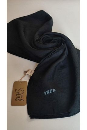 شال مشکی زنانه پلی استر Aker - کد 800978669