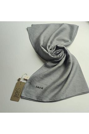 شال طوسی زنانه پلی استر Aker - کد 798973097