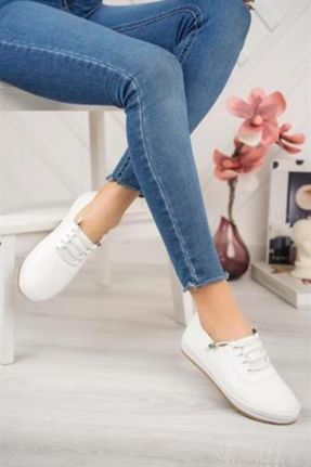 کفش کلاسیک سفید زنانه پاشنه کوتاه ( 4 - 1 cm ) کد 803796592