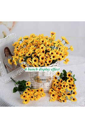 گل خشک و مصنوعی زرد MD Aspiz Flowers - کد 799340319