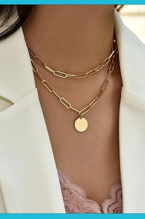 گردنبند جواهر طلائی زنانه Marka Radarı - کد 803859239