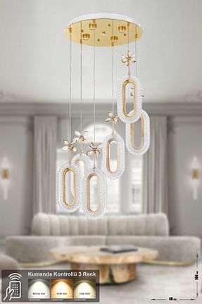 لوستر طلائی فلزی Avizemoda - کد 802511667
