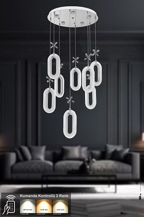 لوستر بژ فلزی Avizemoda - کد 802512081