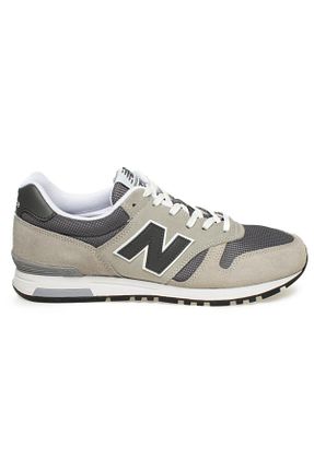 کفش پیاده روی طوسی مردانه میکروفیبر New Balance - کد 804002812