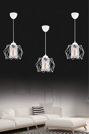 لوستر سفید فلزی Trend Kitchen - کد 804013802