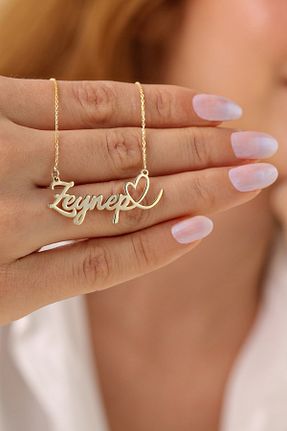 گردنبند نقره صورتی زنانه 925 عیار HomSilverjewelry - کد 762036635