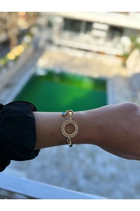 دستبند جواهر مشکی زنانه زیرکن MeriTakı - کد 804086116