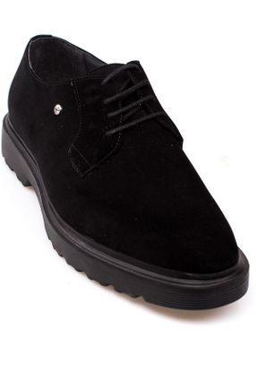 کفش کلاسیک مشکی مردانه نوبوک پاشنه کوتاه ( 4 - 1 cm ) کد 804136894