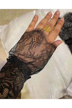دستکش مشکی زنانه لیکرا Genel Markalar - کد 804157325