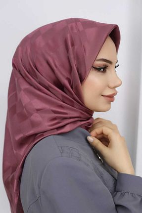 روسری صورتی 100 x 100 Trablus - کد 804172945