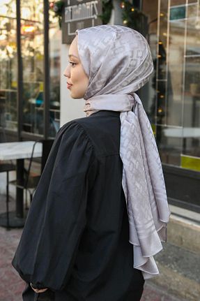 شال قهوه ای زنانه پلی استر Hint İpek - کد 792969417