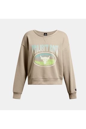 سوئیشرت اسپرت بژ زنانه Relaxed Under Armour - کد 803865270