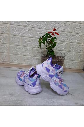 کفش اسنیکر بنفش بچه گانه پارچه MP ONE - کد 803673957
