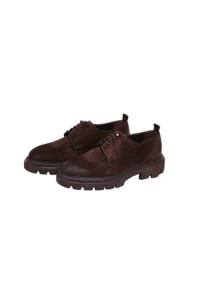 کفش کژوال قهوه ای مردانه جیر پاشنه متوسط ( 5 - 9 cm ) پاشنه ضخیم کد 803979128