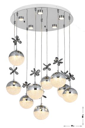 لوستر بژ فلزی Avizemoda - کد 797951474