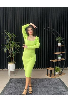 لباس سبز زنانه بافت ESPOİRPLUS - کد 804076923