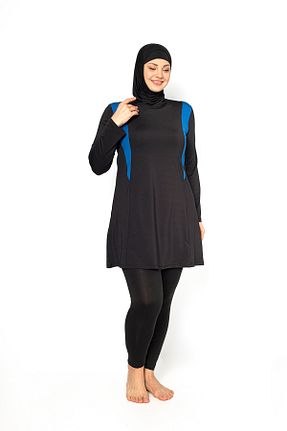 مایو حجاب مشکی زنانه ساده SEBOTEKS - کد 804056774