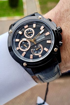 ساعت مچی مشکی مردانه 44 میلی متر Ferrucci - کد 804266146