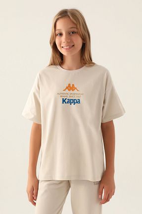 تیشرت بژ بچه گانه رگولار Kappa - کد 804375725