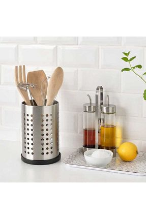 جای قاشق متالیک استیل ضد زنگ IKEA - کد 804374808