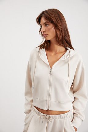 سوئیشرت بژ زنانه ساده GRIMELANGE - کد 760924422