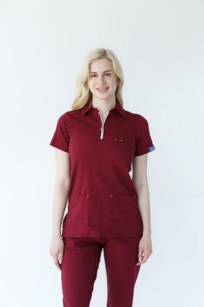 لباس ایمنی کار زرشکی Dr. Mitra - کد 803650383
