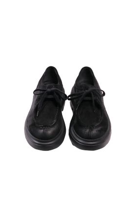 کفش کژوال مشکی مردانه جیر پاشنه متوسط ( 5 - 9 cm ) پاشنه ضخیم کد 803980504