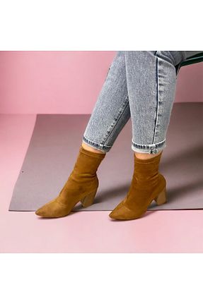 بوت / نیم بوت قهوه ای زنانه جیر MASSİMA - کد 777716385