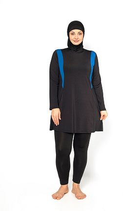 مایو حجاب مشکی زنانه ساده SEBOTEKS - کد 804056774