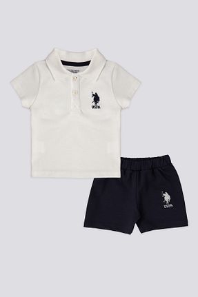 ست نوزادی بژ بچه گانه پنبه ای U.S. Polo Assn. - کد 804376416