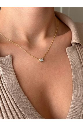 گردنبند نقره سفید زنانه 925 عیار Noicone - کد 800427521