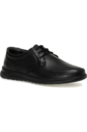 کفش کلاسیک مشکی مردانه چرم طبیعی پاشنه کوتاه ( 4 - 1 cm ) کد 804359507